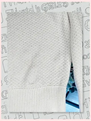 Jersey Nautica Algodón Crema Talla XL