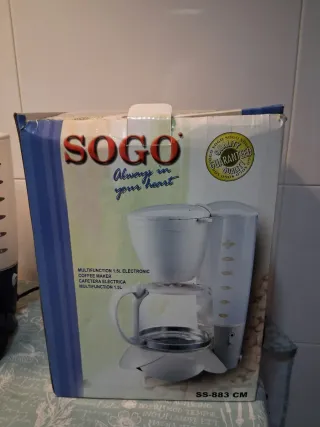Cafetera SOGO Blanca