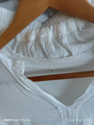 Conjunto Marruecos blanco Talla l pero es como M