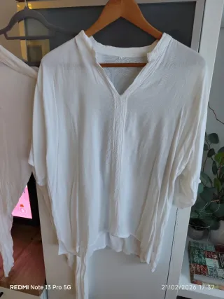 Conjunto Marruecos blanco Talla l pero es como M