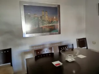 Mesa de centro de madera y cristal