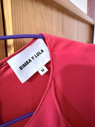 Vestido Bimba y Lola Rojo M