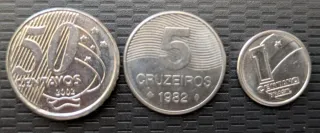 Monedas de Brasil