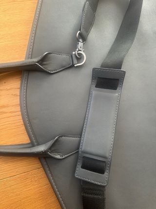 Portatrajes Zara Piel Sintética Gris