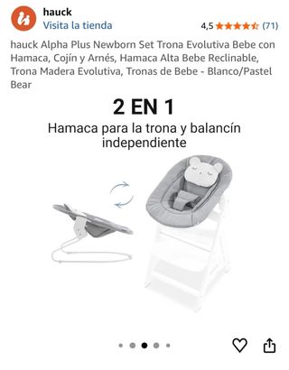 Trona evolutiva Hauck Alpha Plus