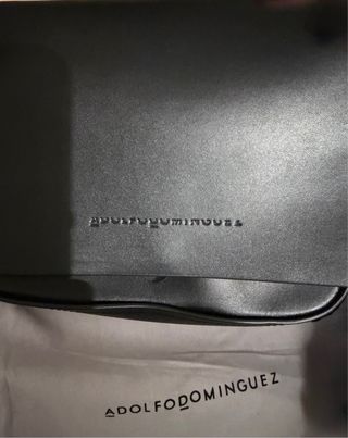 Bolso Adolfo Dominguez Piel Negro Nuevo