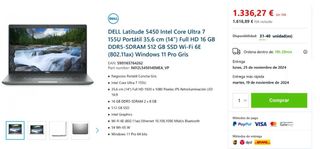 Dell Latitude 5450 i7 16GB RAM Sin Estrenar