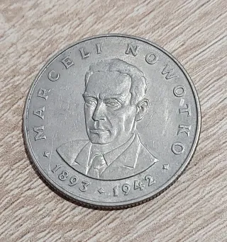 Moneda Polonia 20 Zlotych 1975 Águila