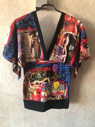 Camiseta Desigual Talla S Multicolor