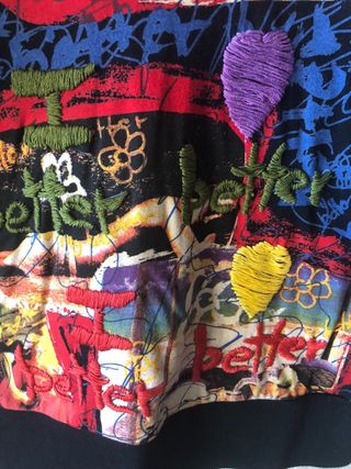 Camiseta Desigual Talla S Multicolor