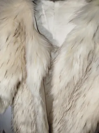 Cappotto pelliccia 100% sintetica ecologica tag S