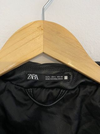 Cazadora Biker Negra