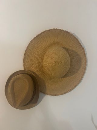 Set 2 sombreros de paja