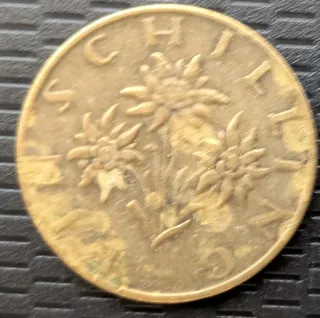 Moneda 1 Schilling Austria 1972