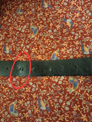 Cintura Quiksilver vintage nera con fibbia logo