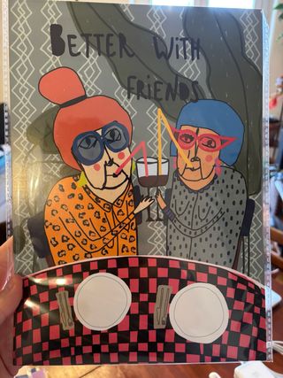 Ilustração Decorativa Better With Friends