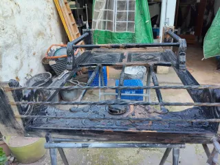 Perchero paragüero neorrenacentista siglo XlX