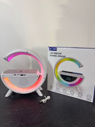 Cassa Bluetooth LED G-Shape Caricatore Wireless