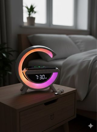 Cassa Bluetooth LED G-Shape Caricatore Wireless