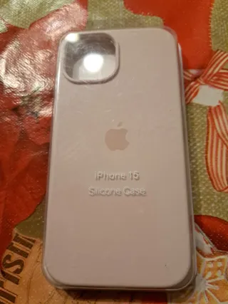 Funda iPhone 15 Rosa Pastel Silicona Apple