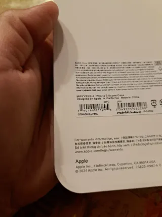 Funda iPhone 15 Rosa Pastel Silicona Apple