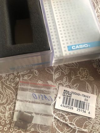 Reloj Casio MRW-200H-1B2 Analógico Cuarzo