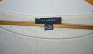 Blusa blanca transparente encaje talla XL