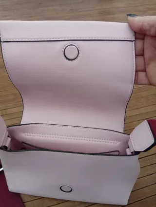 Borsa a tracolla Calvin Klein rosa e viola