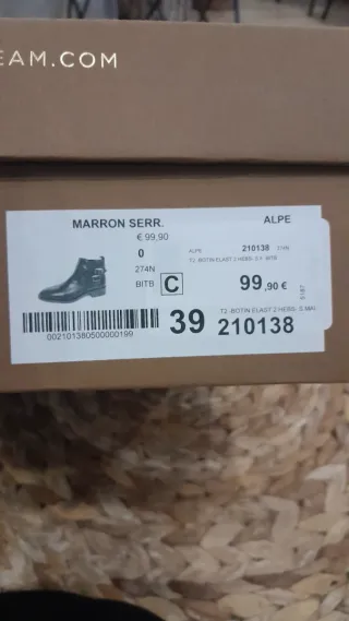 Botines ante Alpe Talla 39