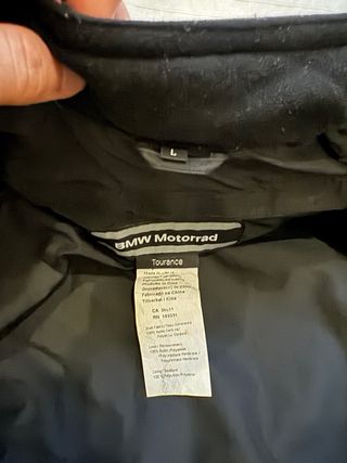 Chaqueta Moto BMW Tourance Negra/Gris