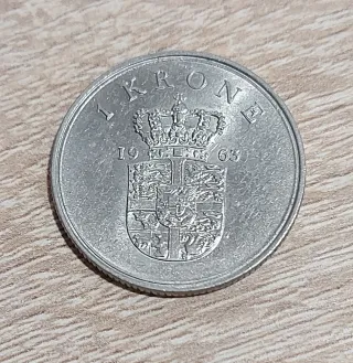 Dinamarca 1 Krone 1963