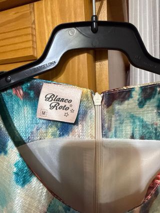 Vestido estampado cocktail boda fiesta