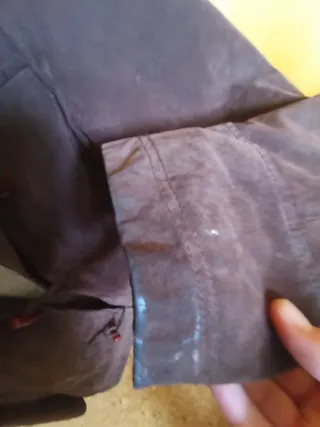 Trenka de piel HI-BUXTER marrón