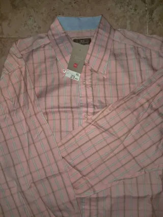 Camisa de cuadros hombre XL