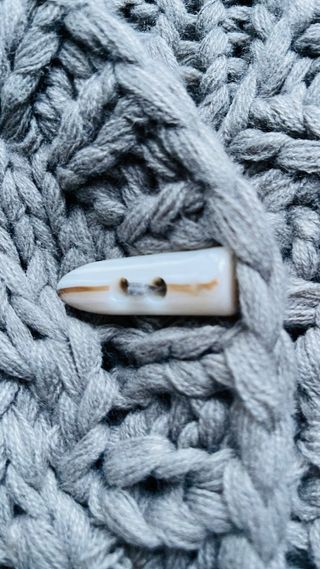 Chaqueta de punto Zara gris talla única