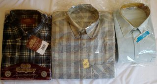 Tres camisas de vestir de caballero