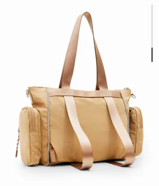Bolso Desigual Modularis Ripstop Bohol Beige Naran