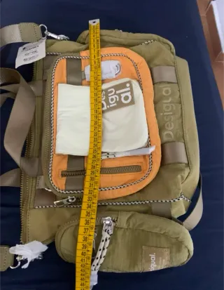 Bolso Desigual Modularis Ripstop Bohol Beige Naran