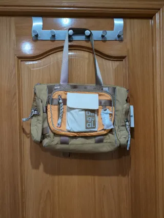 Bolso Desigual Modularis Ripstop Bohol Beige Naran