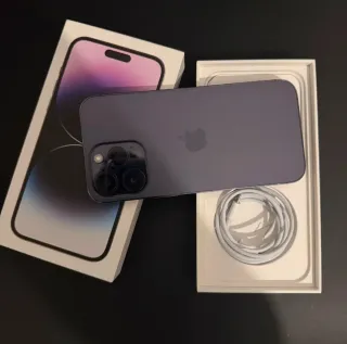 iPhone 14 Pro Max 128GB Morado 100% Batería!