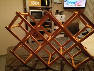 Portabottiglie vino in legno