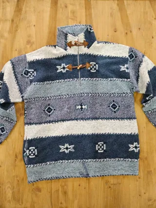 Maglione Vintage PLUSH Etnico/Nordico M L