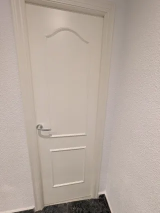 Puerta interior blanca