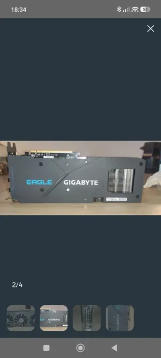 Gigabyte AMD 6600XT Tarjeta Gráfica