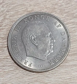 Moneda 5 Kroner Dinamarca 1961