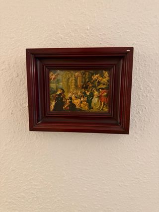 Cuadro de mujer estilo clásico