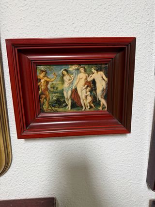 Cuadro de mujer estilo clásico