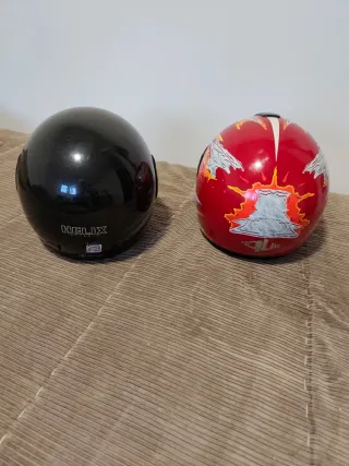 2 Cascos Moto Integrales Helix y B-Square