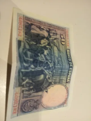 Billete 50 Pesetas España 1907