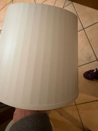 Coppia Lampade da Tavolo di plastica